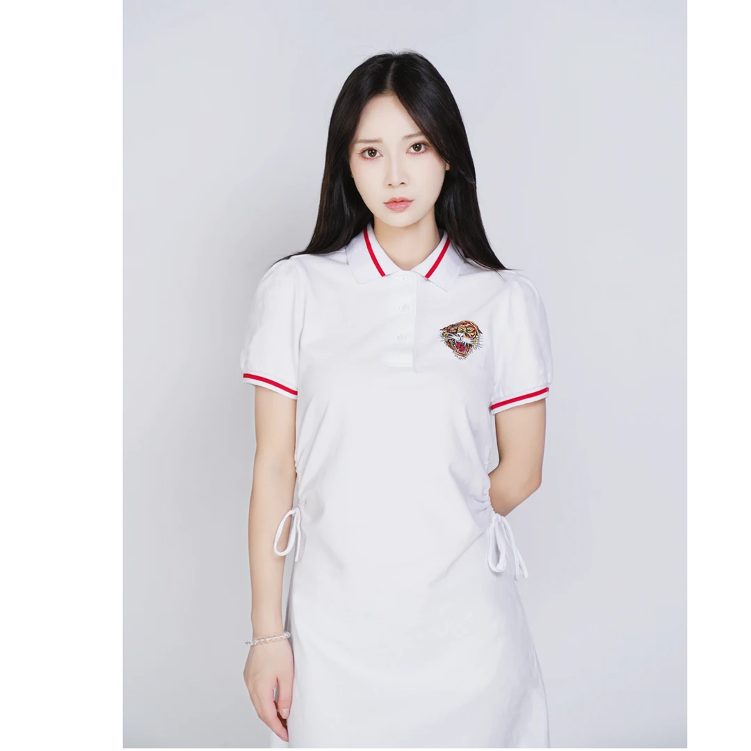 Ed Hardy  经典款虎头POLO连衣裙