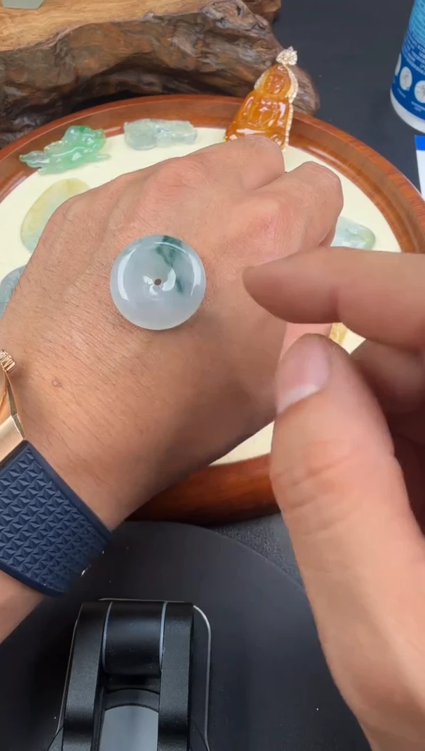 吊坠(不含链)未镶嵌翡翠152-翡翠饰品扣子