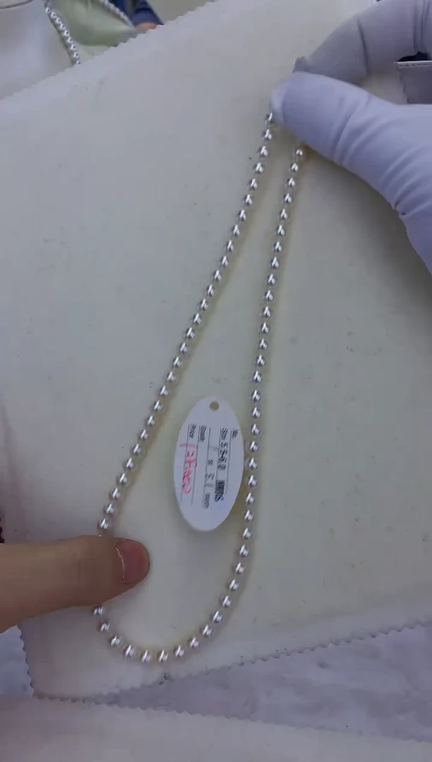 未镶嵌饰品海水珍珠5-5.5rose满珠链带大证