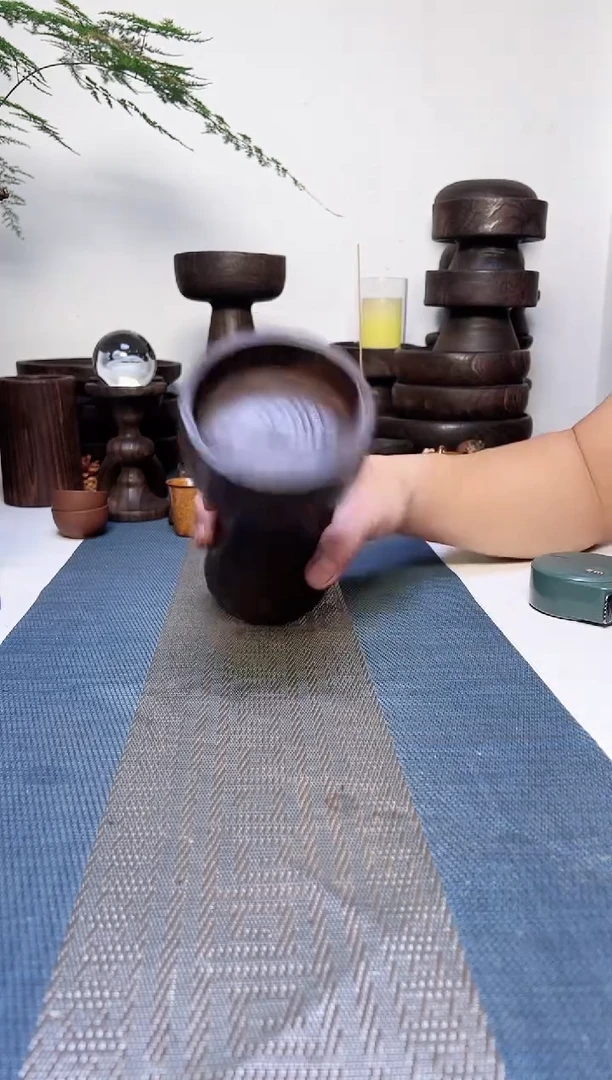 香樟木侘寂风碳化木器