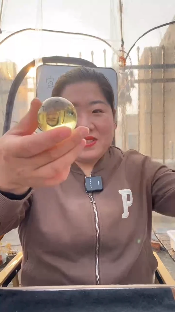 【闪购商品】黄晶球未镶嵌黄水晶球D822