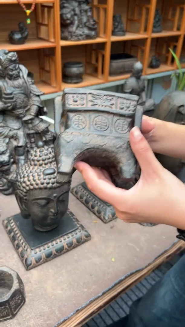 陶土【火山泥】香炉