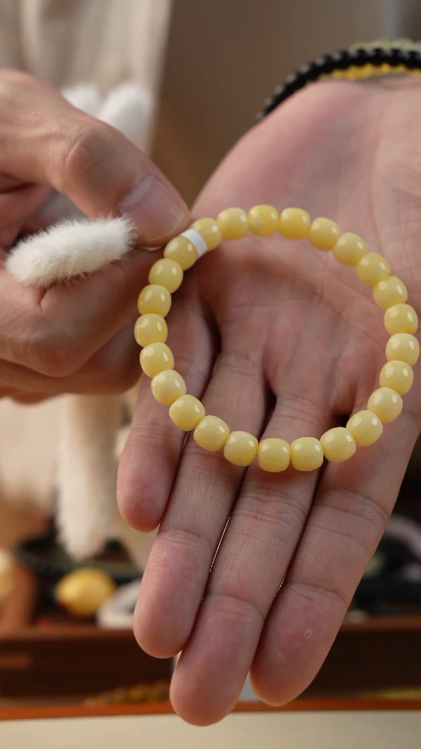 【闪购商品】琥珀裸石未镶嵌蜜蜡手串大满贯