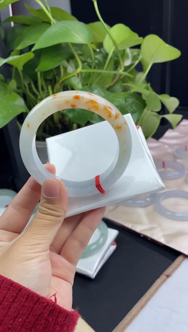 未镶嵌25#定制翡翠天然A货翡翠手镯56-57圈口