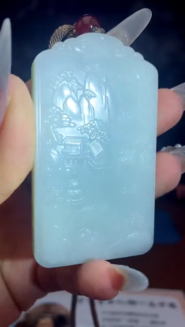 和田玉未镶嵌颈饰A399