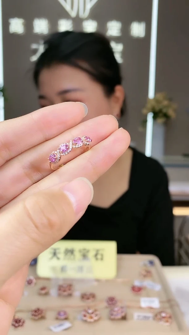 【闪购商品】蓝宝石手饰银S925镶嵌手饰