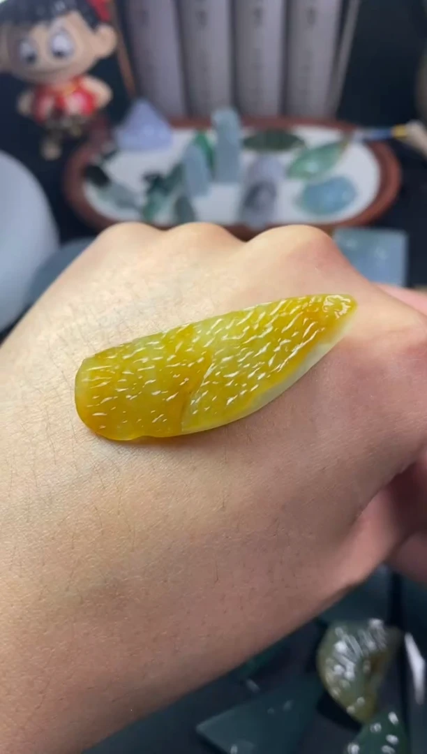 定制翡翠未镶嵌翡翠片料定制未镶嵌5.28-53