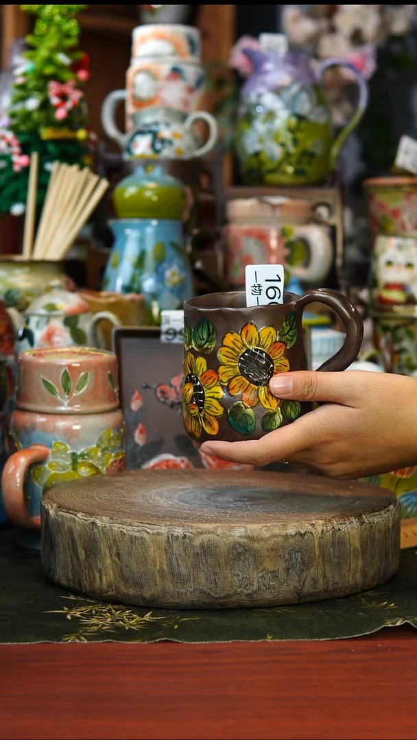 花瓶/杯子/碗161景德镇手工高温釉下彩