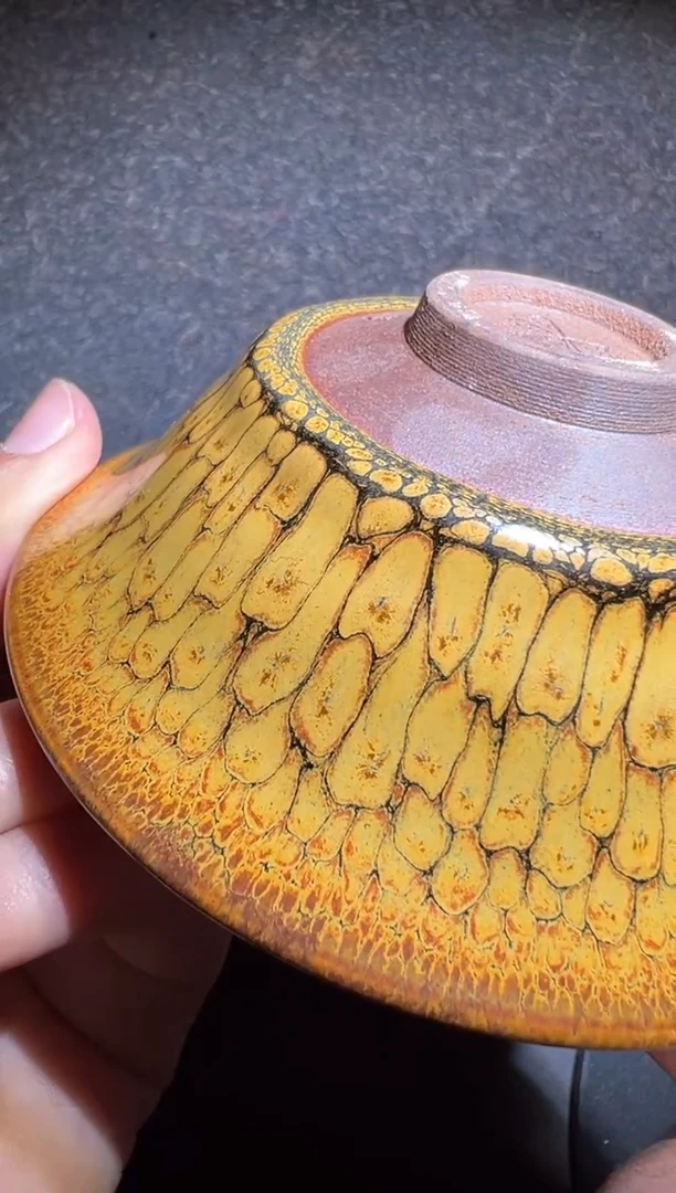 建窑建盏胡金花精品分享20