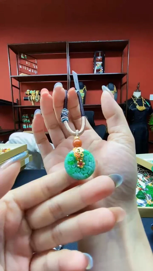 颈饰未镶嵌翡翠翡翠吊坠