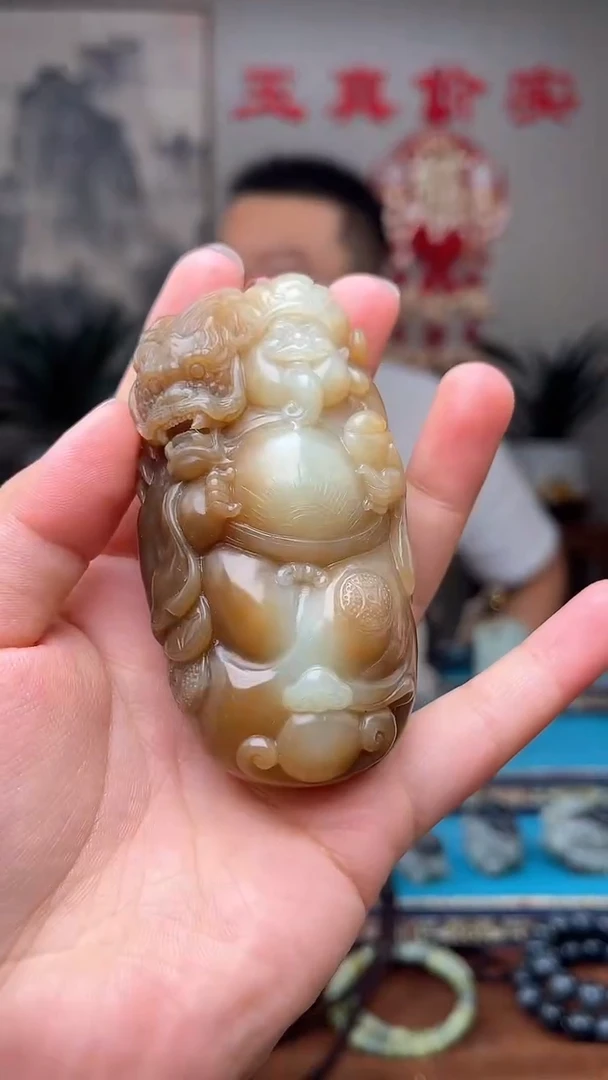 和田玉未镶嵌挂件1