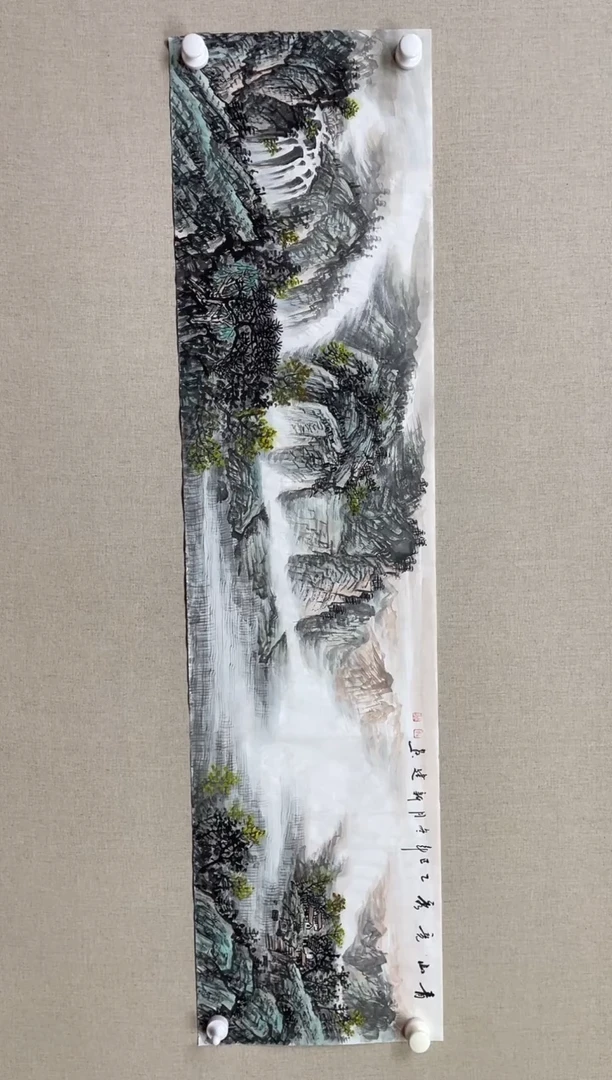 国画138*34 殷新建殷新建殷新建殷新建殷新建