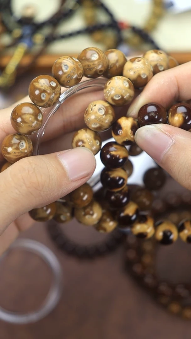 手串紫金鼠Xm16紫金鼠圆珠熊猫13MM