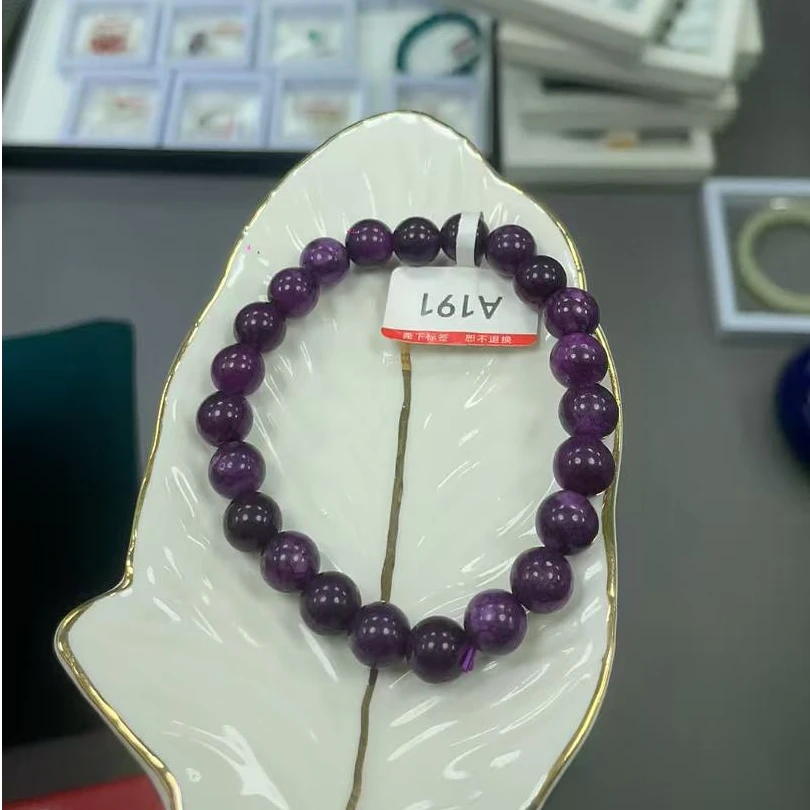 A191 舒俱来紫色时尚单圈手串