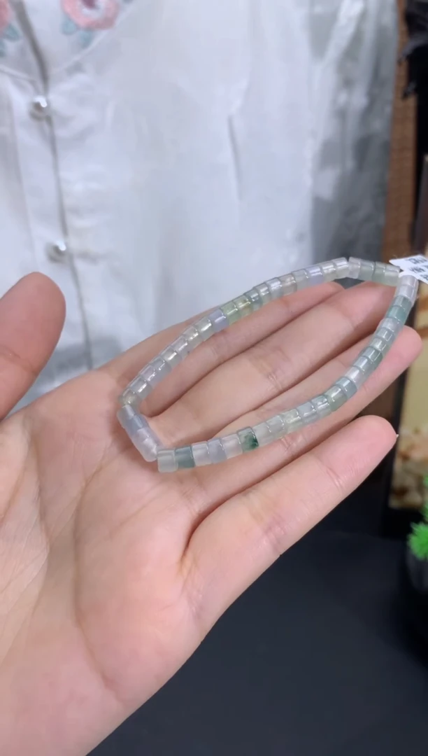 未镶嵌手链翡翠卡4.8mm