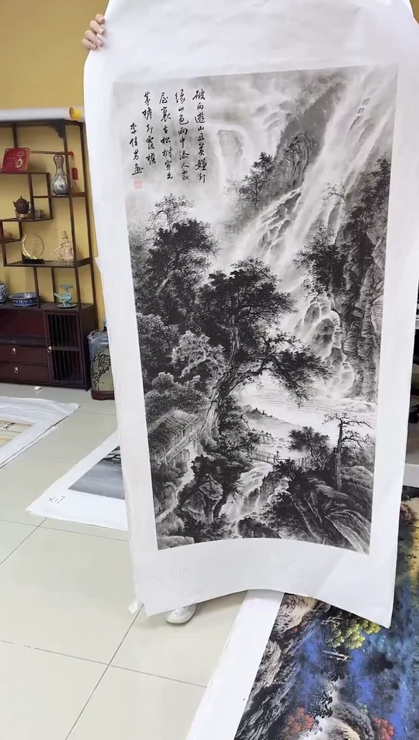 国画九霄甄选国画作品zhb010