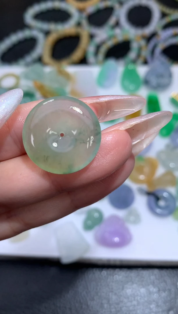 未镶嵌定制翡翠扣子