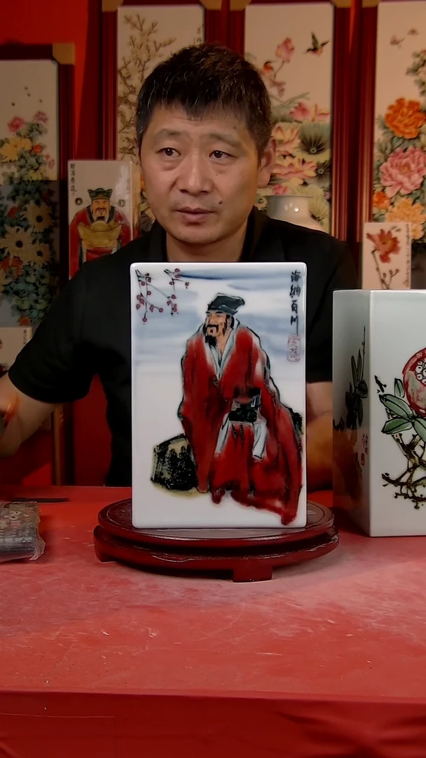 摆件景德镇陶瓷 手工手绘49