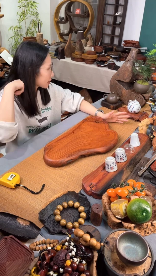 酸枝茶盘49.5-24-4