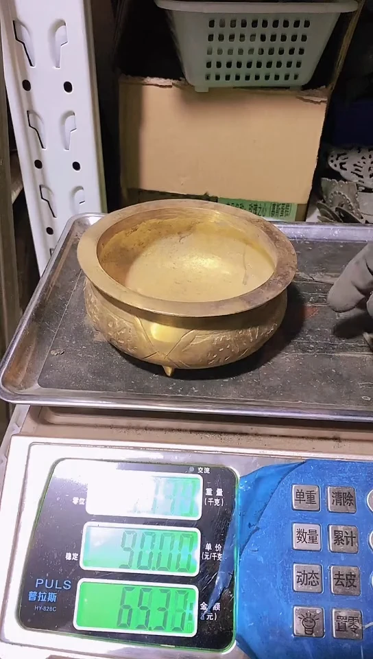 盛**河金属工艺品二手旧货默认瑕疵