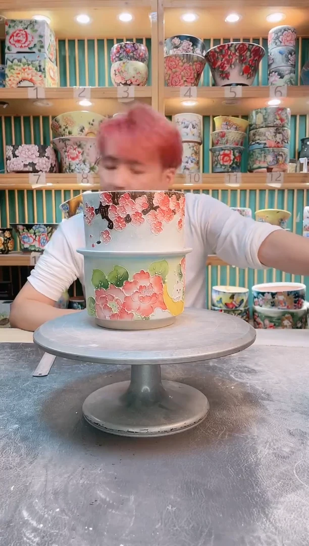 瓷片默认微瑕一物一拍1022-055-2个