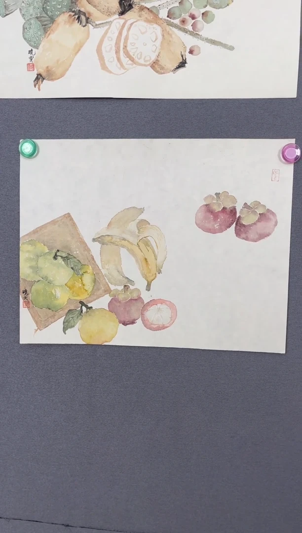 国画国画山水花鸟作品