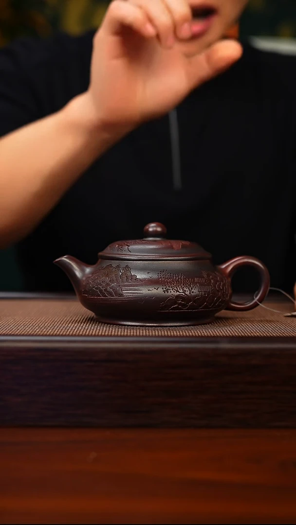 茶壶紫砂原矿紫砂手工茶壶