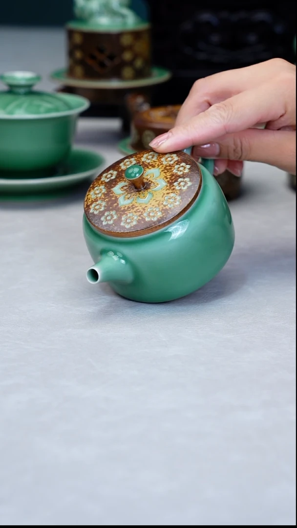 龙泉窑手工茶器包邮