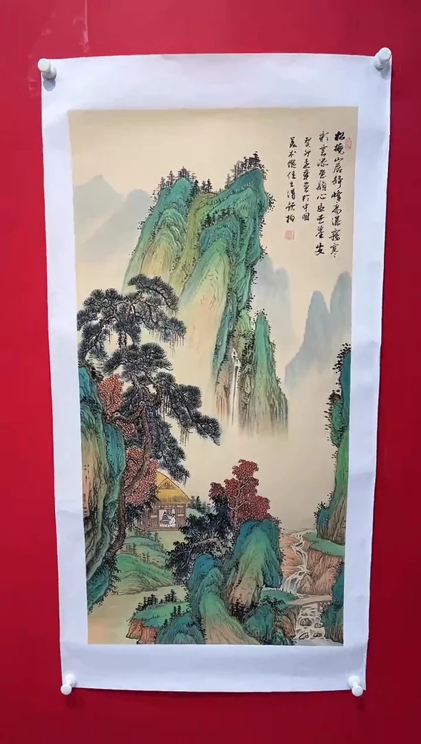 国画画家陆远华纯手绘原作