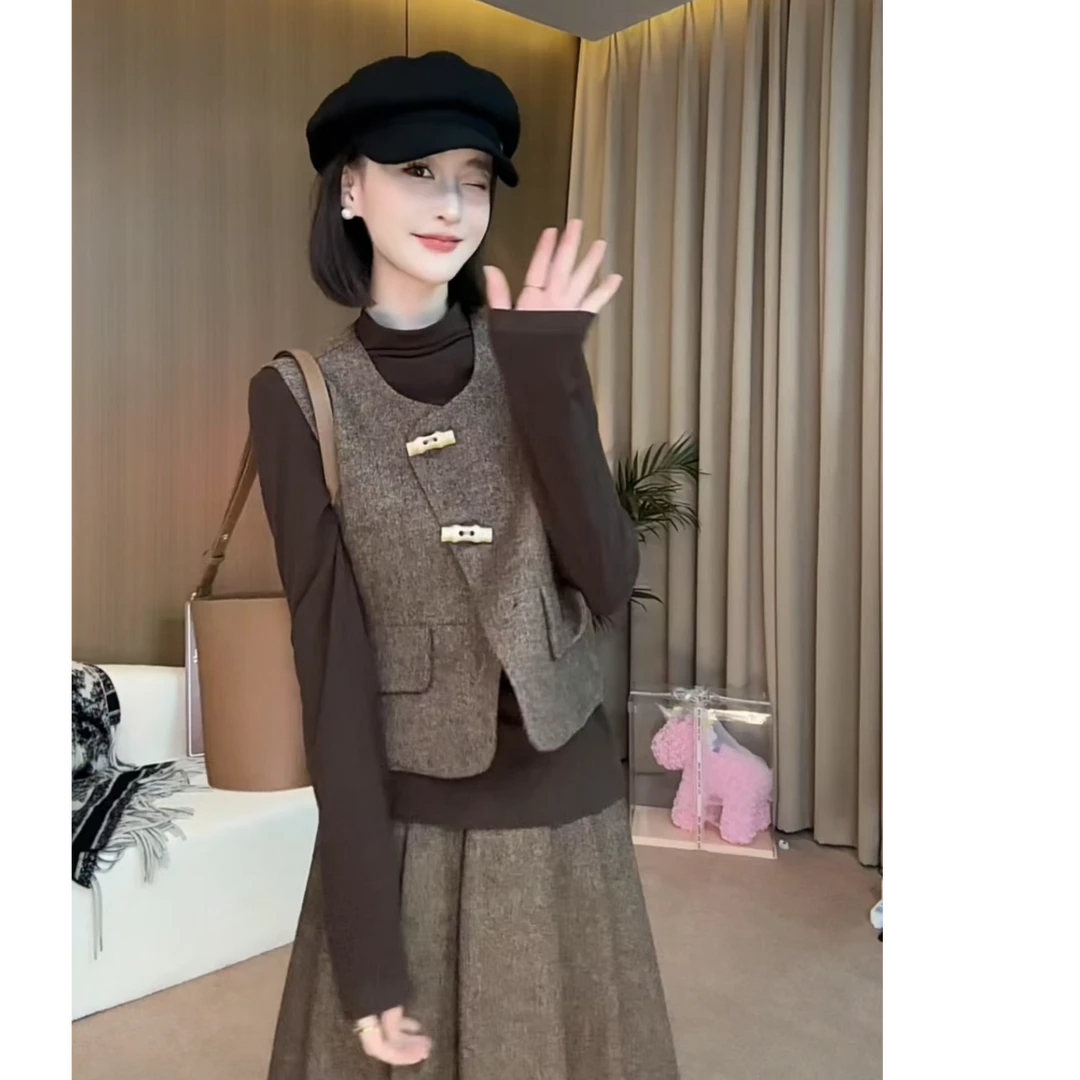 老钱风法式千金风小香风时尚套装西装显瘦上衣洋气