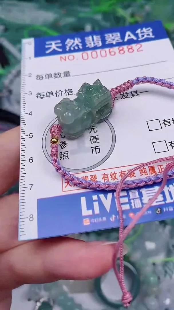 翡翠未镶嵌颈饰00006882