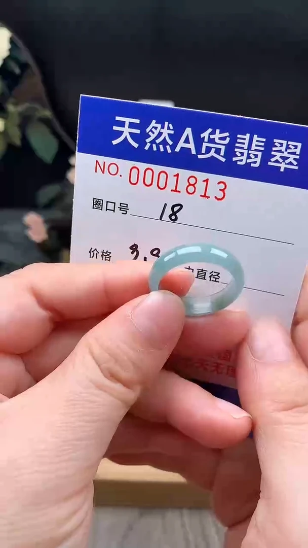 未镶嵌戒指翡翠18#