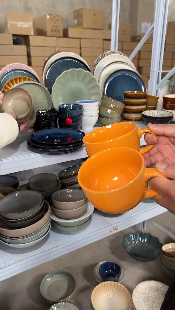 陶瓷外贸尾货瑕疵满20包邮X2 水杯