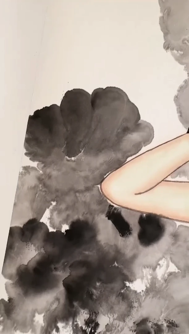 国画37送书众合郝凤先老师作品