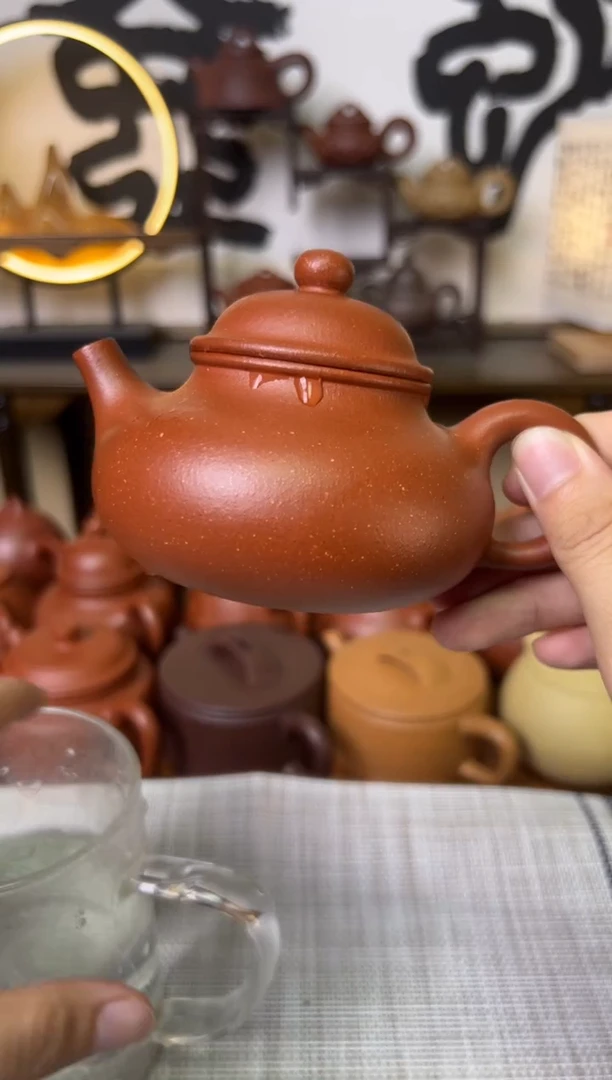 茶壶段泥红降坡容天壶170CC-甘来兵