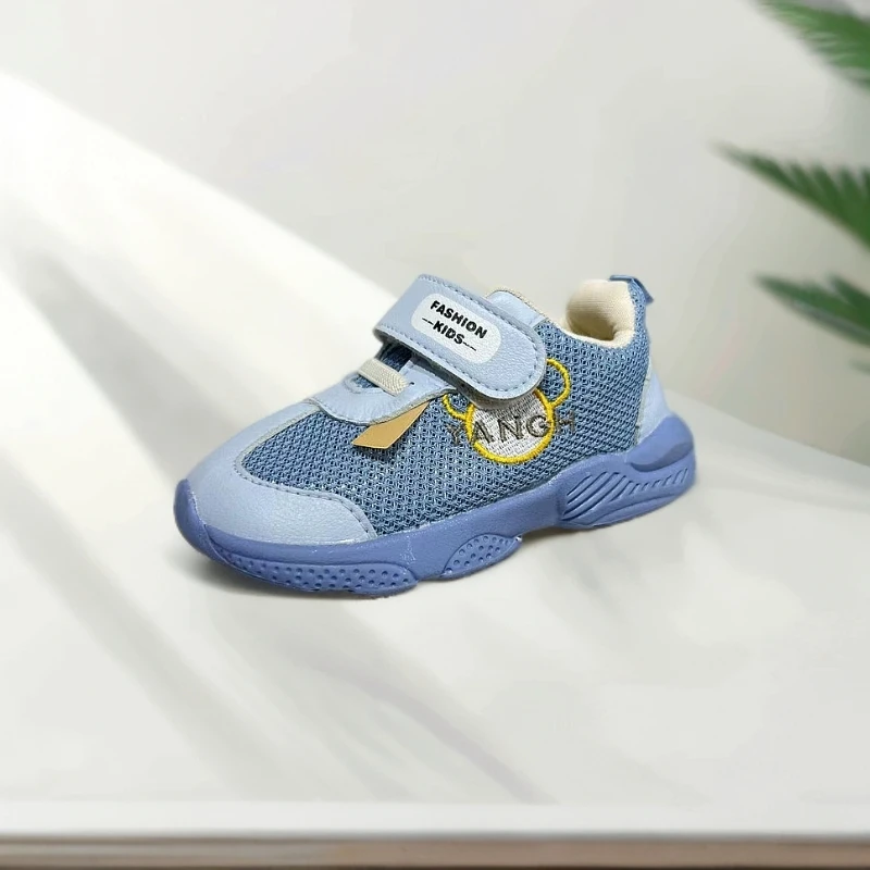 春季婴幼儿超软底简约双网学步鞋