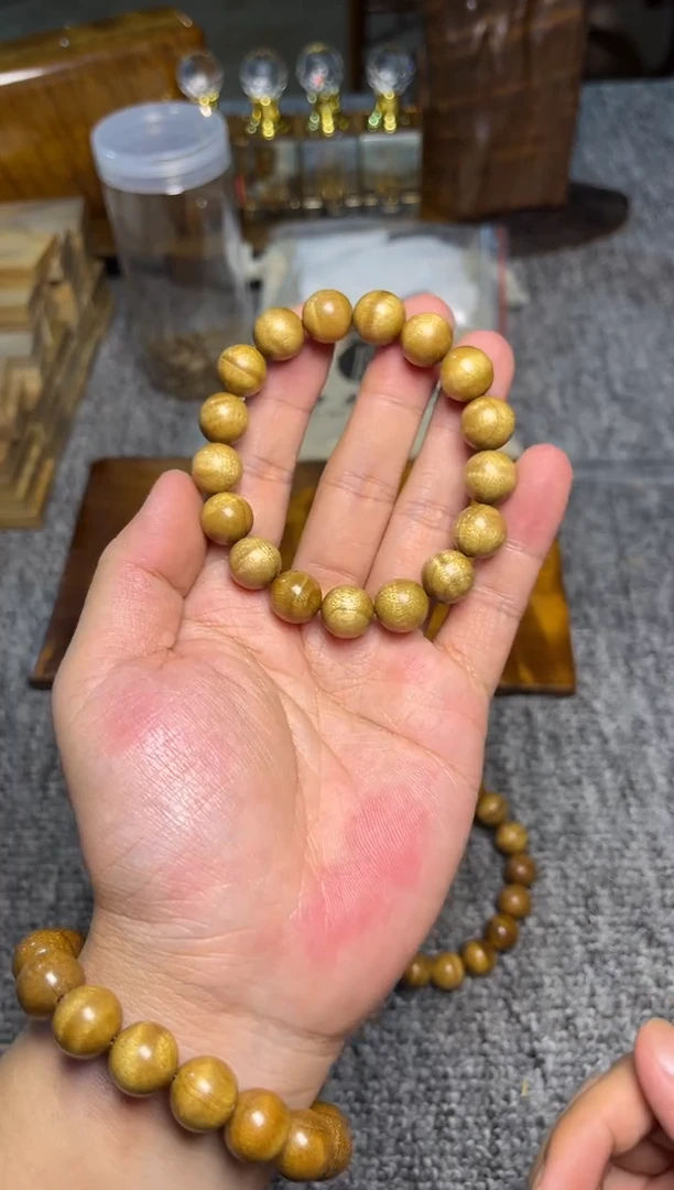 手串/手链楠木（金丝楠）1.2黄金底39