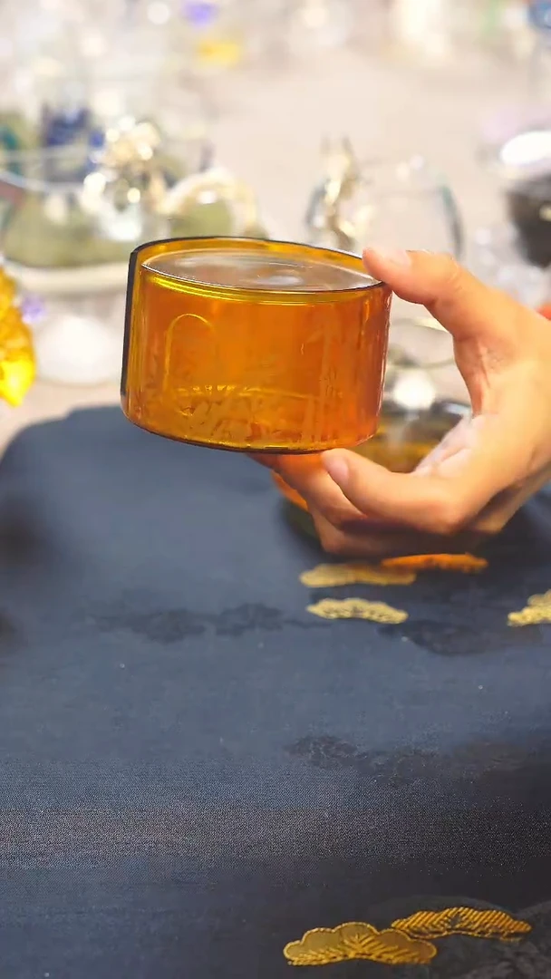 琥珀色温茶器晶焱金标