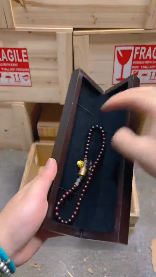 陈氏文玩云仓木制类手串无礼盒SP409