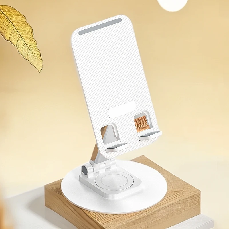 新款旋转铝合金手机支架桌面平板直播手机支架网课多功能折叠支架