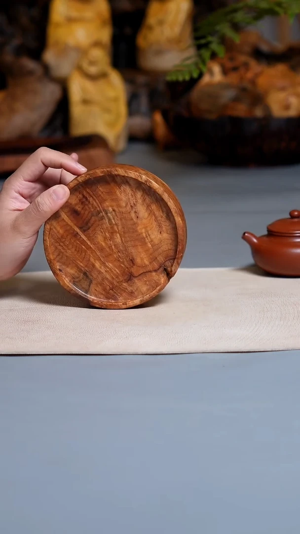 木直径11.5香杉木圆壶承C2522