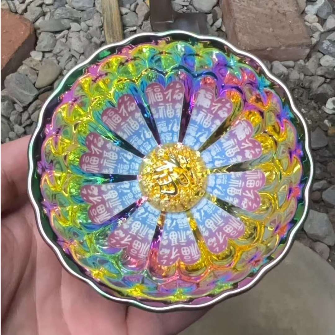 k闪购商品】七彩百福杯 茶器 茶杯 主人杯 A（无礼盒）