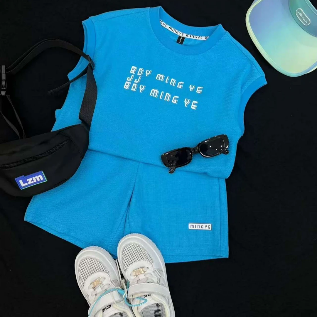 潮款男童短袖t恤