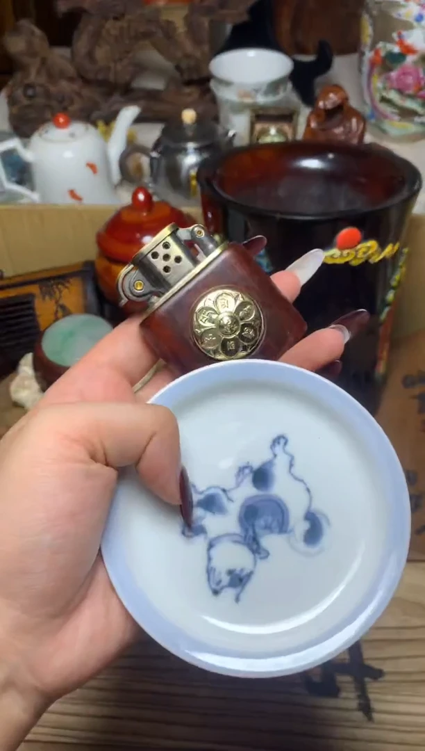 紫砂盖碗瓷器默认微瑕瓷器