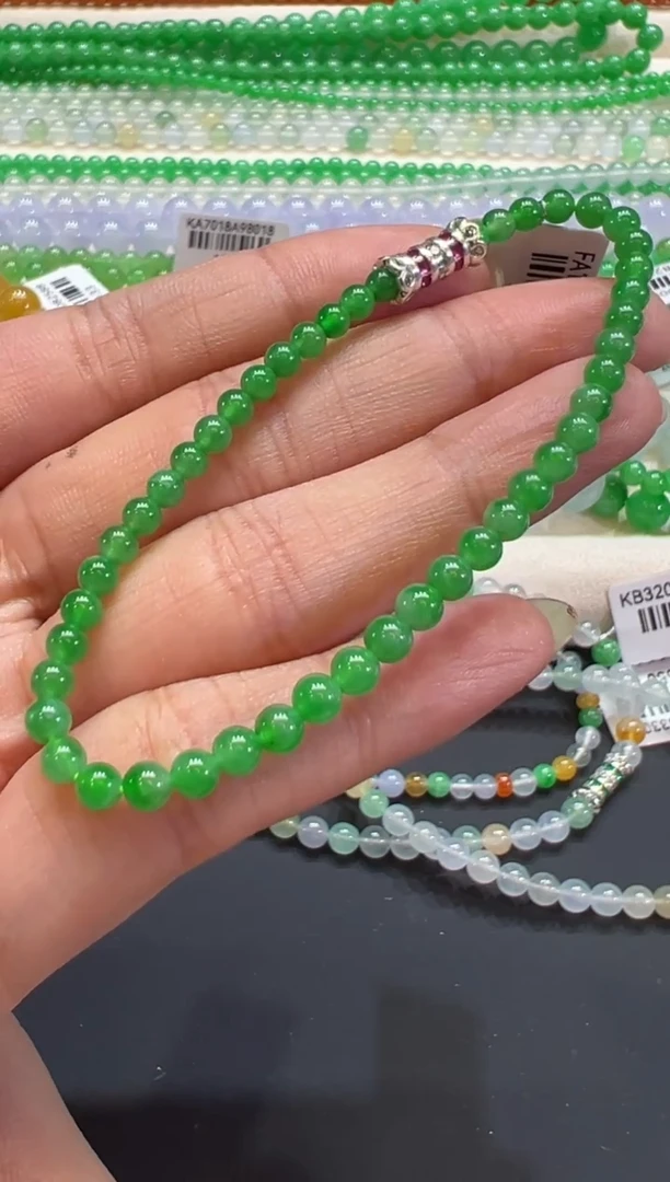 未镶嵌手串翡翠B288|19800