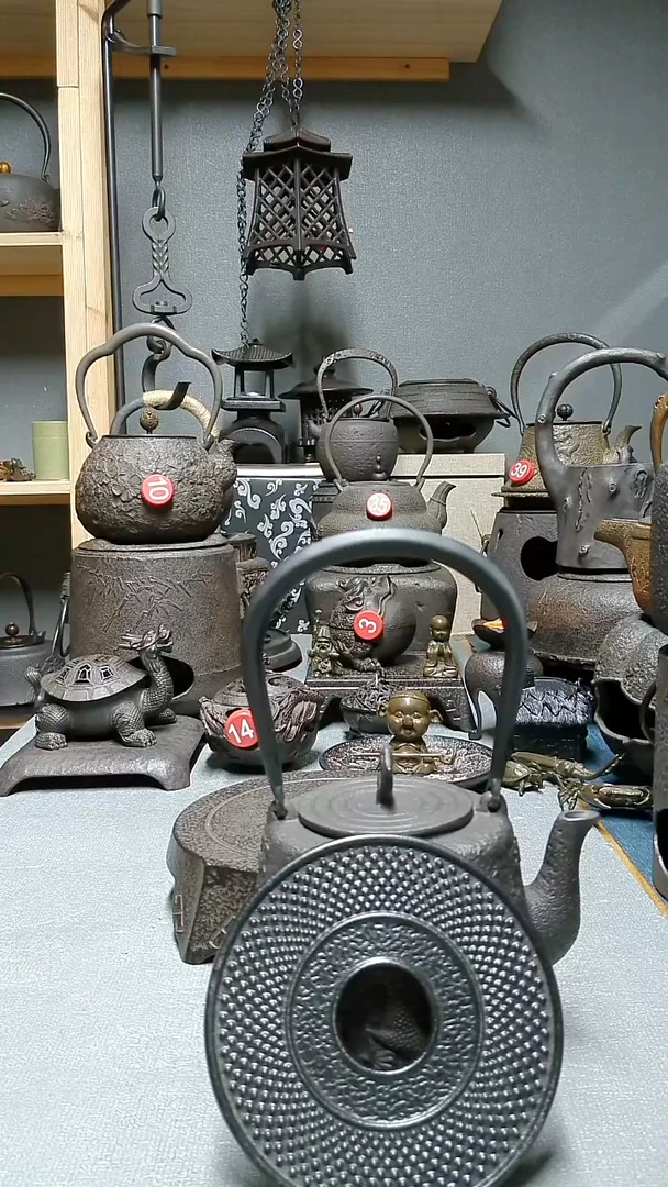 铸铁铸铁壶无涂层福龙900毫升