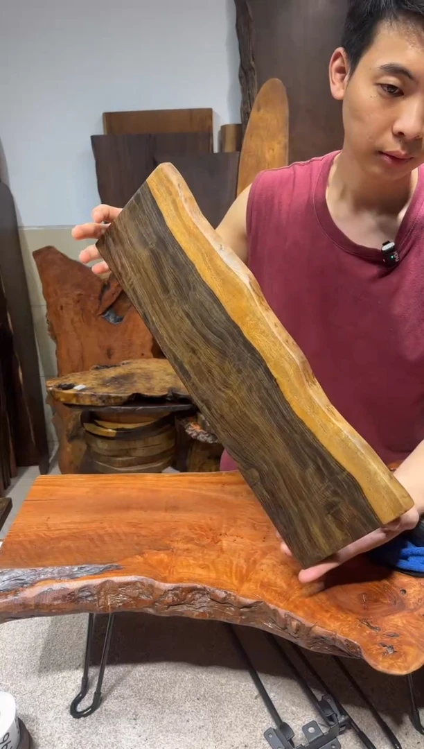 风车木(黑檀木)尺寸50*14*2.3编号173