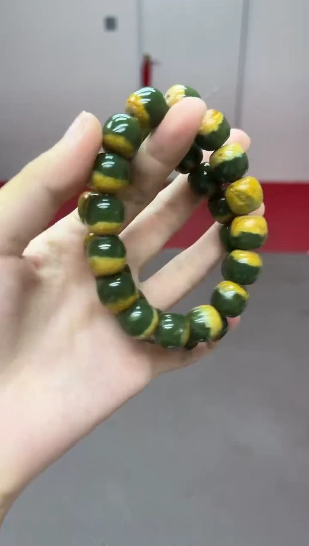 未镶嵌手链岫岩河磨玉（透闪石质玉）手串拍一发一