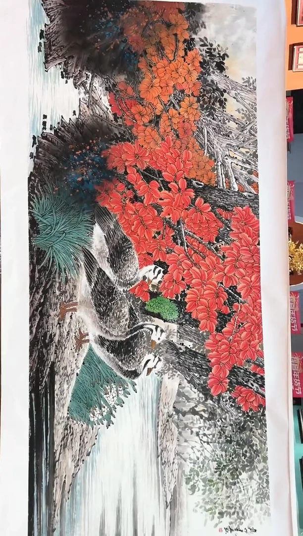 【闪购商品】国画周建真老师绘画作品16-102