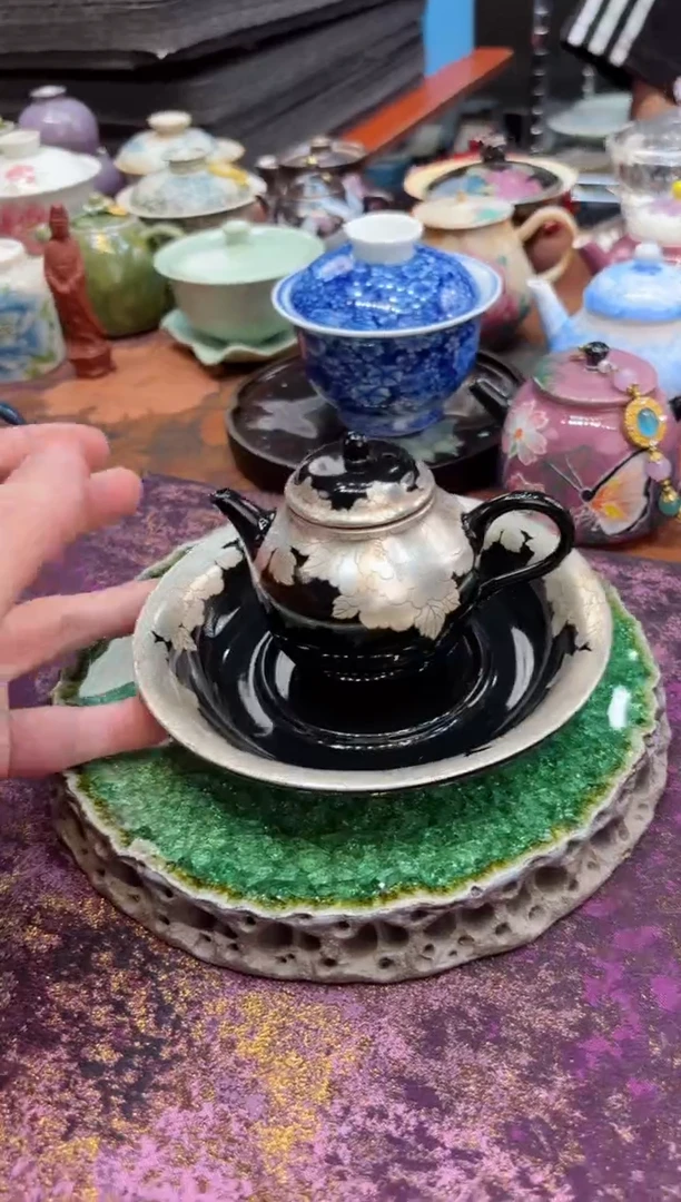 摩吉陶陶闪拍链接 颜荣聪茶壶加壶承